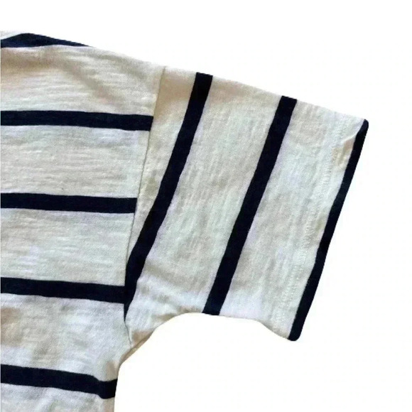 Women's Madewell Whisper Cotton Crewneck Tee in Creston Stripe Size Extra Small - Picture 5 of 10